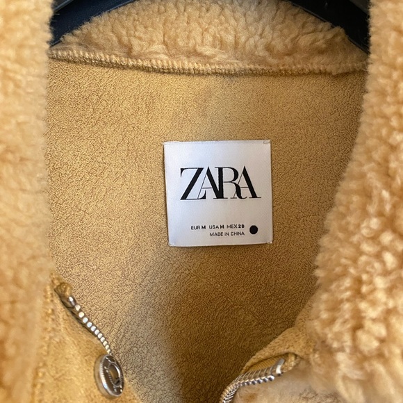 ZARA TEDDY COAT - Picture 2 of 4